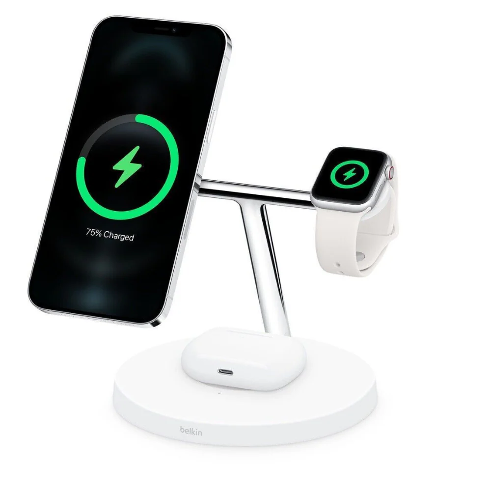 Belkin 3-in-1 Wireless Charger with MagSafe 15W - Image 4